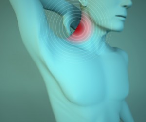 Uomo anatomia dolore al collo, muscoli e testa